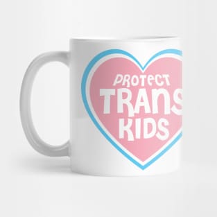 Protect Trans Kids - Heart Pink Pride Mug